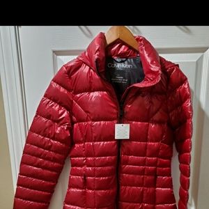 Calvin klien packable down blend jacket m